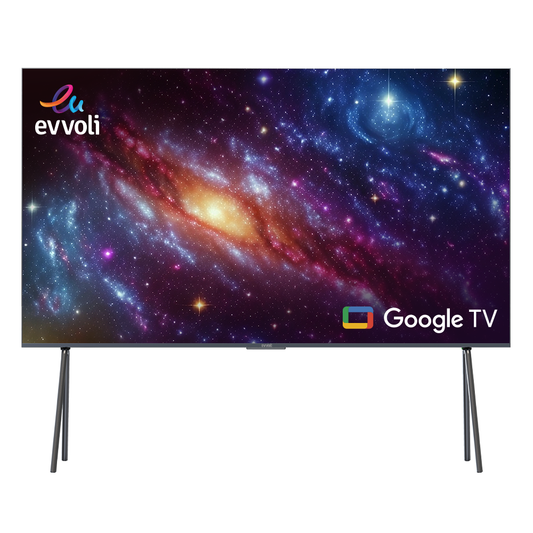 Evvoli 98 Inch 4K Ultra HD QLED Android Smart TV with Dolby Atmos | 60W
