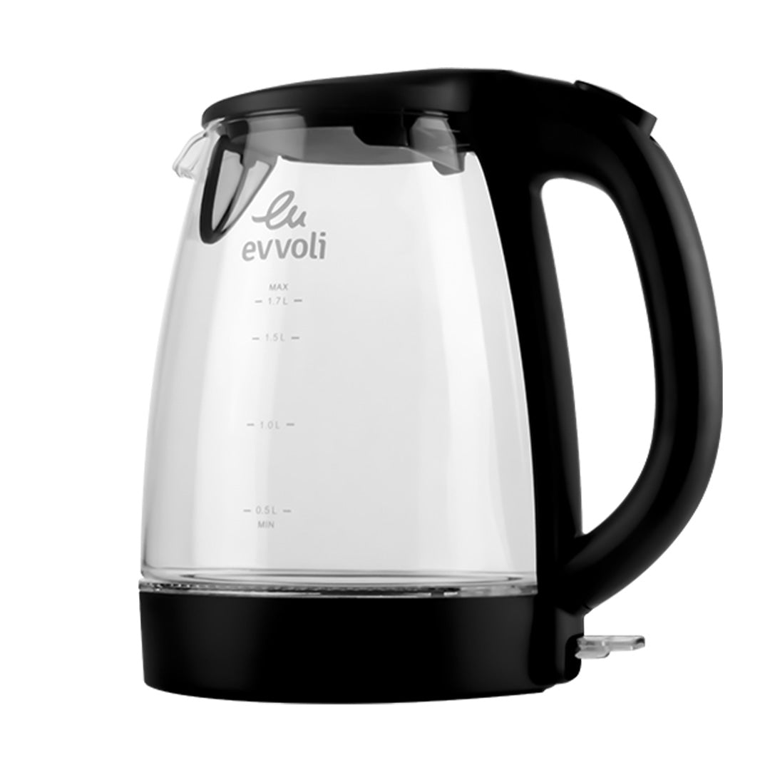 Evvoli Kettle with Glass Body | 2200W | 1.7L