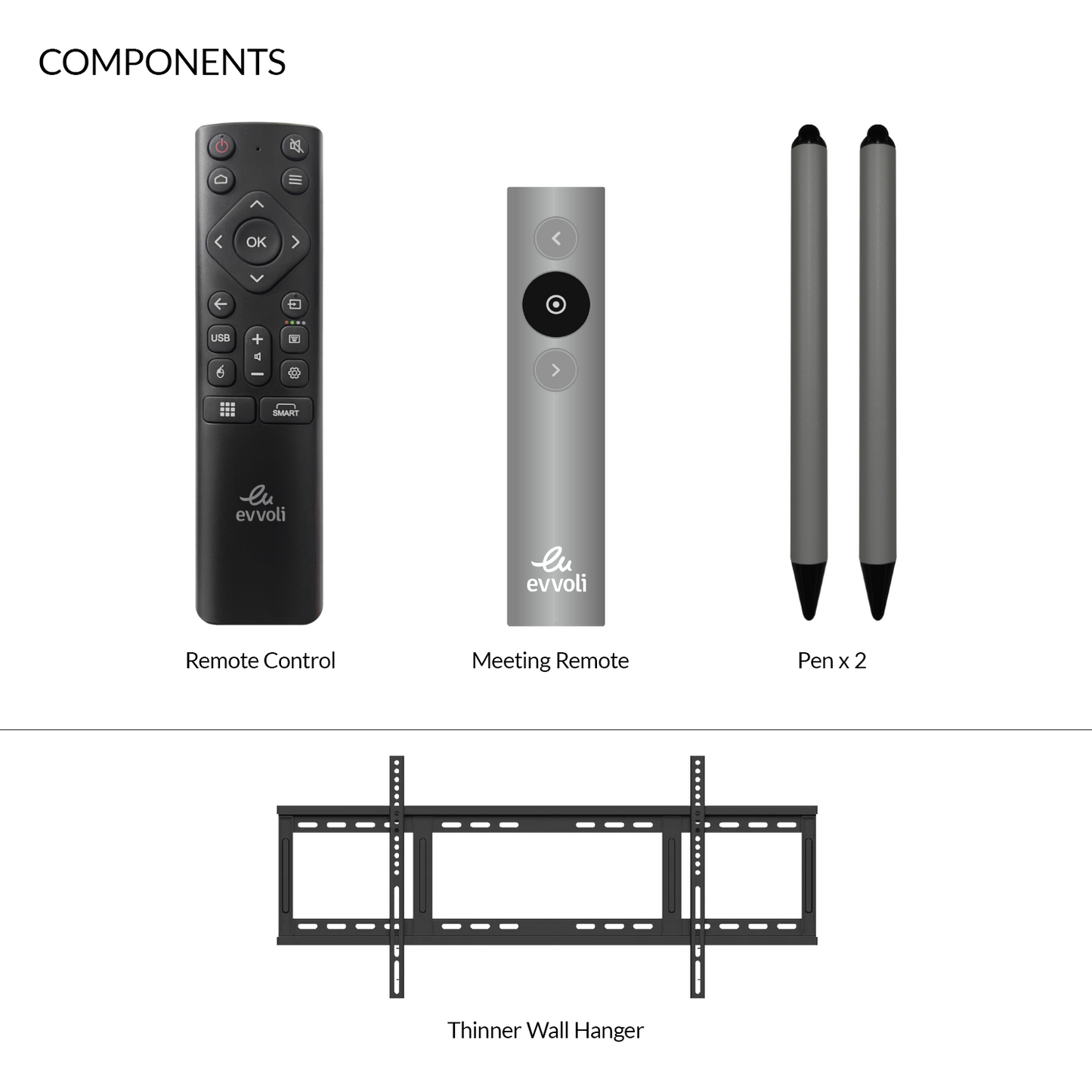 شاشة تفاعلية ذكية IFPD من إيفولي - تدعم 40 نقطة لمس - 4K UHD LED - نظام أندرويد 13 - مدى ليزر 10 أمتار