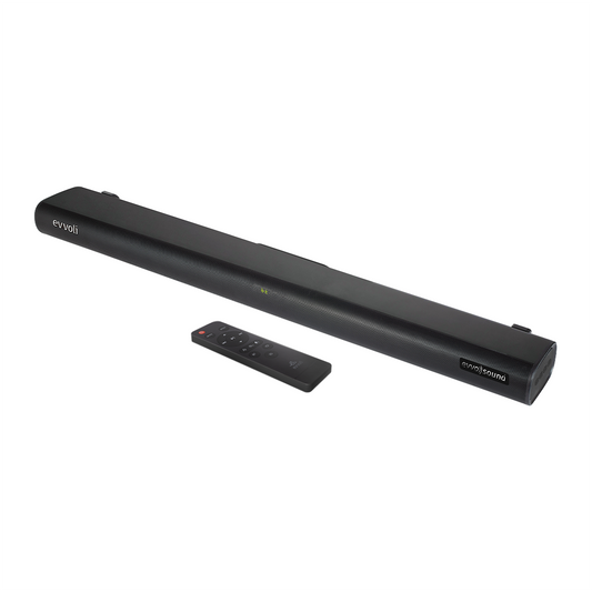 Evvoli Single Soundbar with Bluetooth And LED Display | 120W | 2 ch