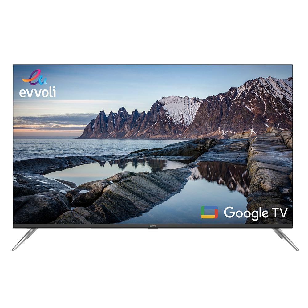 شاشة تلفاز ذكية من إيڤولي بحجم 43 بوصة، بنظام Google، بدقة FHD LED مع Dolby Atmos | 43EV200DG