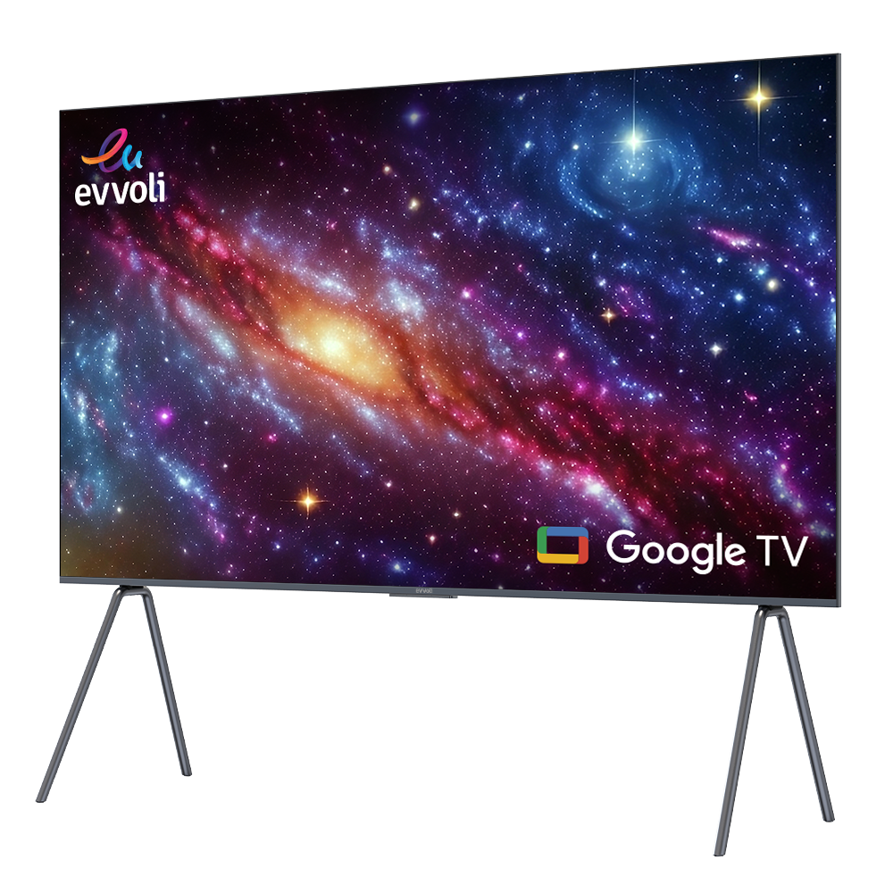 Evvoli 98 Inch 4K Ultra HD QLED Android Smart TV with Dolby Atmos | 60W