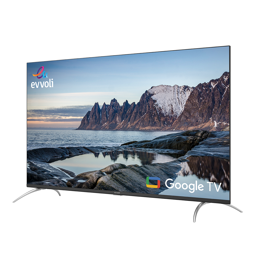 شاشة تلفاز ذكية من إيڤولي بحجم 43 بوصة، بنظام Google، بدقة FHD LED مع Dolby Atmos | 43EV200DG