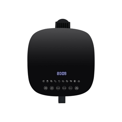 Evvoli Air fryer with 10 Preset Programs Transparent Window | 1800W | 8L