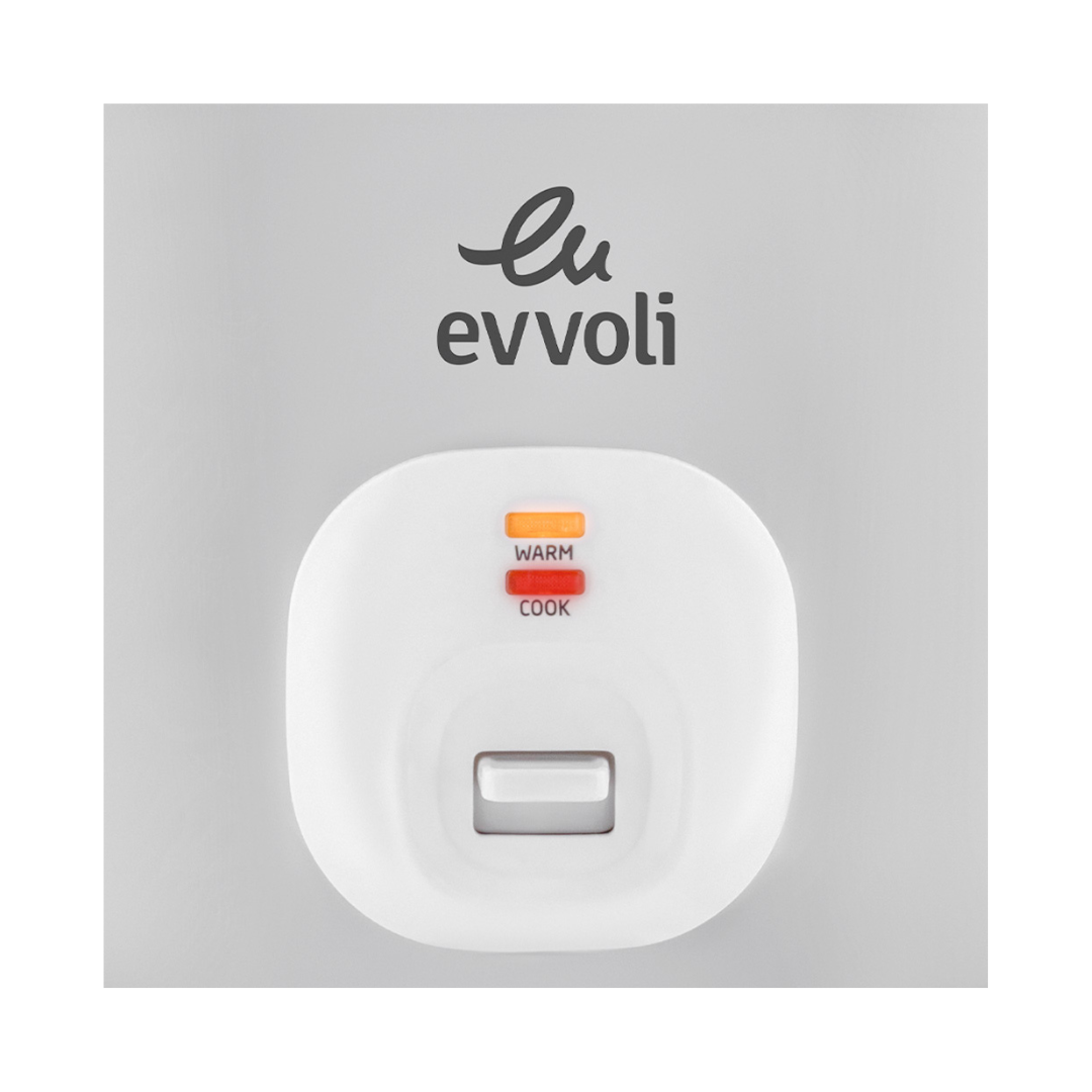 Evvoli 2 in-1 Rice Cooker with Steamer | 700W | 4.5L