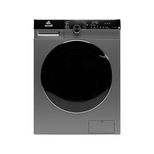 غسالة ملابس من إيڤولي بتحميل امامي 8 كيلو
